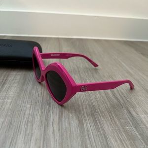 Pink Balenciaga - Cateye